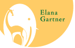 Elana Gartner elephant giraffe logo